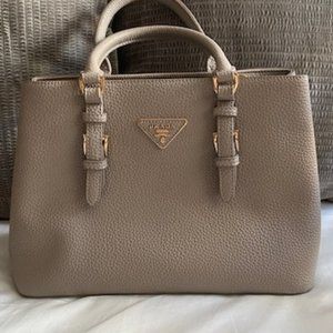 Prada Purse, medium size, color taupe